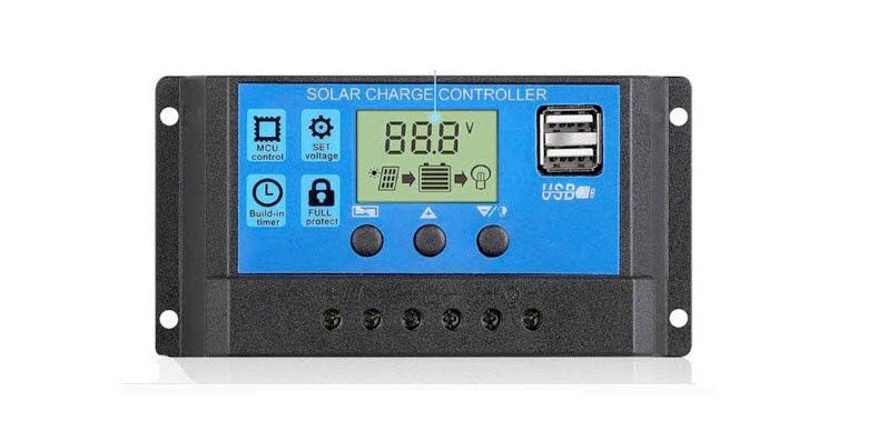 Solar Charge Controller 20A 12V/24V Carousel 1
