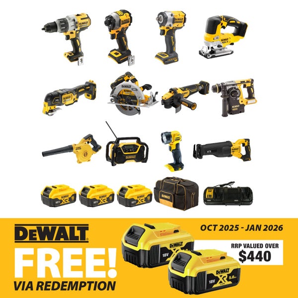 DeWalt Cordless Combo Kit Brushless 12pc 18V 5Ah Carousel 1