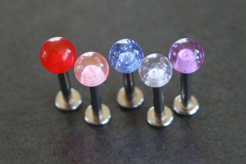 Glitter Ball Labrets **Sale** Carousel 1