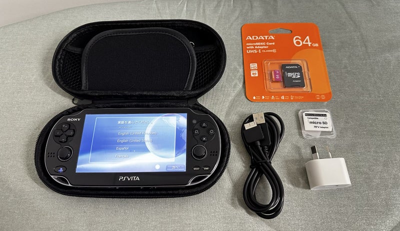 PS Vita – PCH-1100 (OLED Model) | 64GB | Fully Set Up64312680112515110