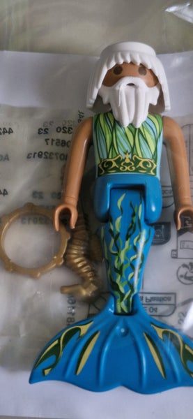 Playmobile Neptune- (Merman) - (new) Carousel 1