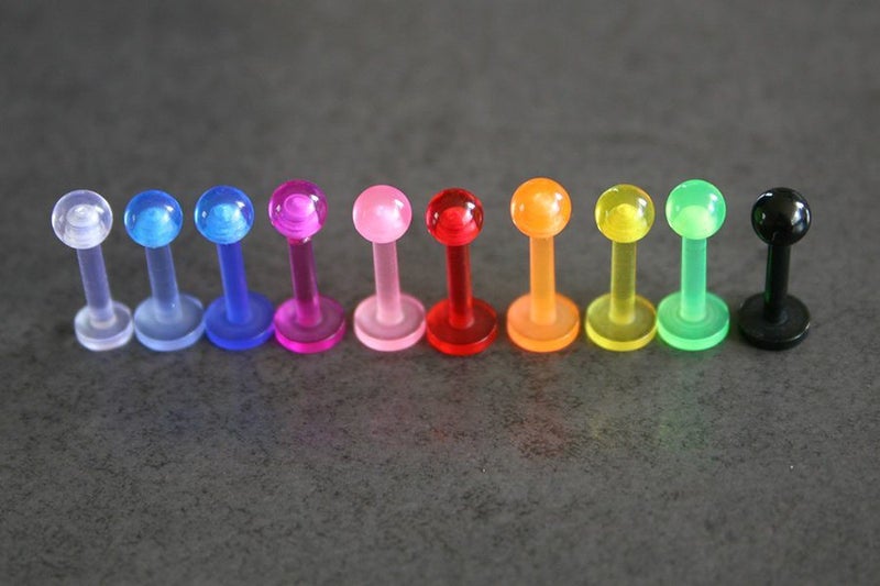 Clear Acrylic UV Labrets **Sale** Carousel 1