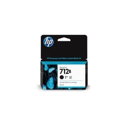 HP 712B 38-ml Black DesignJet Ink Cartridge (3ED28A) Carousel 12