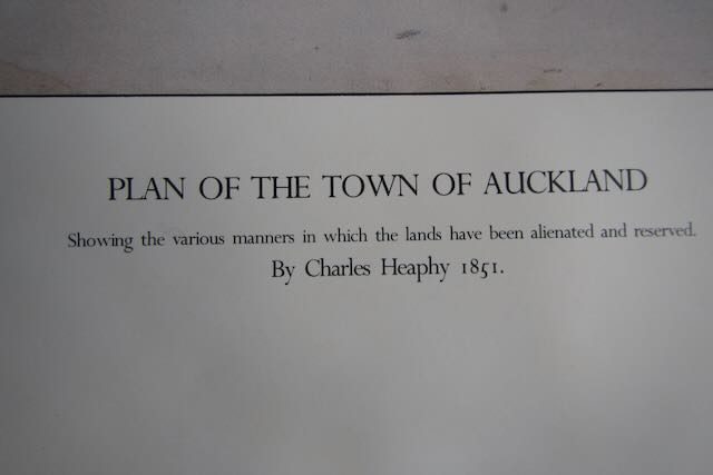 PLAN OF THE TOWN OF AUCKLAND by Charles Heaphy 1851 - Limited Edition Carousel 1
