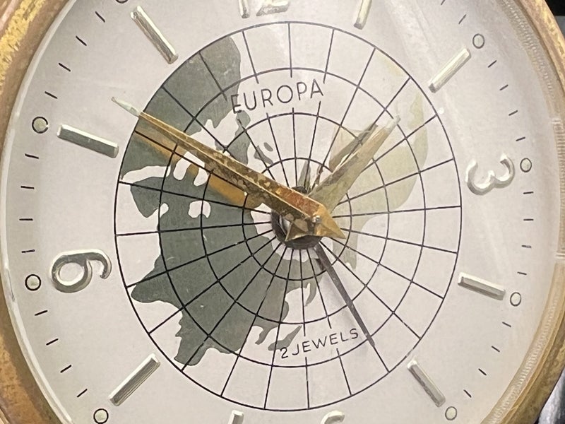 Vintage Mid-Century Folding Travel Alarm Clock by Europa – Germany, c. 1960s Carousel 8