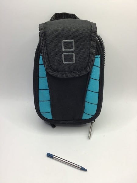 * Aqua Blue Nintendo 3DS Console w/ Case & Stylus! * Carousel 6