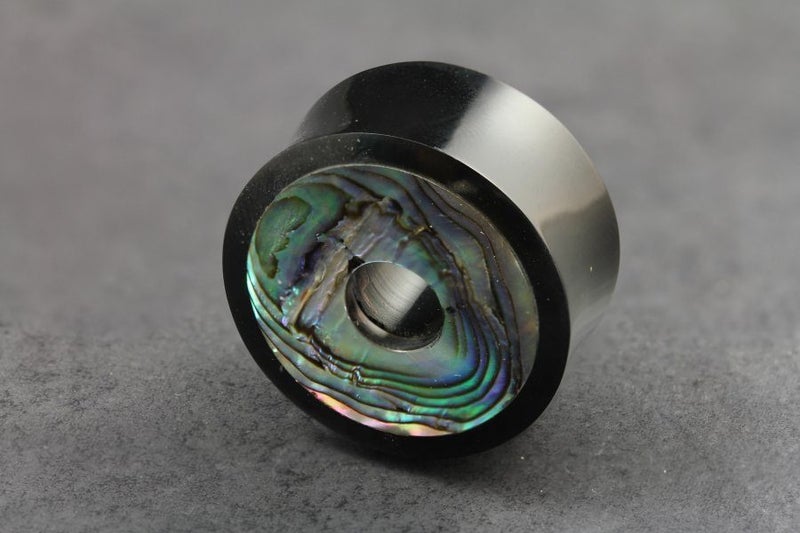 Abalone and Horn Organic Flared Plugs **Sale** Carousel 1