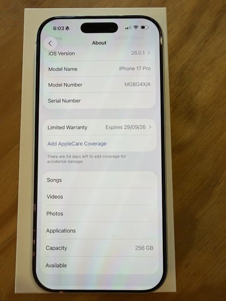 $1 RES - Apple iPhone 17 Pro 256GB63976381323521111