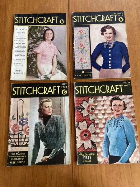 Wonderful Vintage 1930s Stitchcraft Books (1) Carousel 1