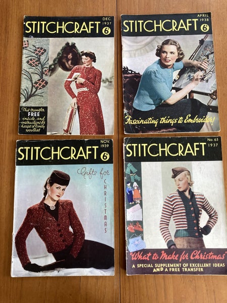 Wonderful Vintage 1930s Stitchcraft Books (2) Carousel 1