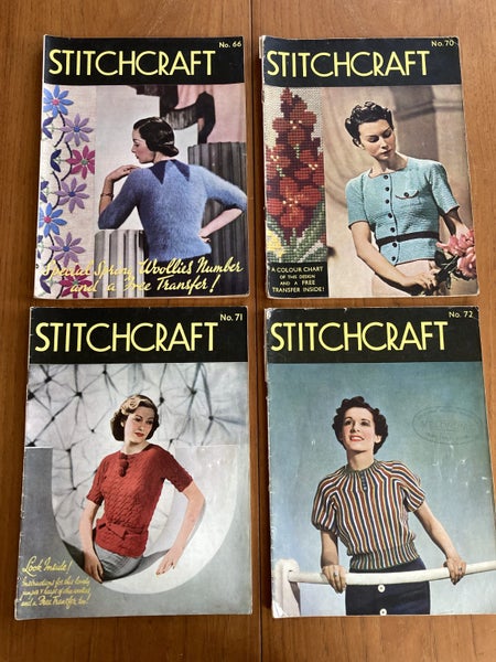Wonderful Vintage 1930s Stitchcraft Books (3) Carousel 1