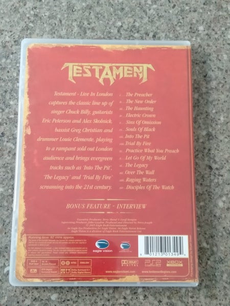 Testament: Live In London - DVD Carousel 2
