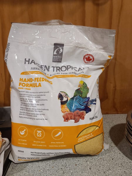 Parrot chick Hand feeding formula Hagen 10kg Carousel 2