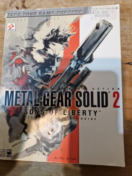 Metal Gear Solid 2 Sons of Liberty Bradygames Signature Series Guide Carousel 1