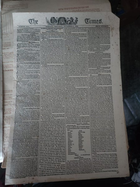 The Times Newspaper 1805 Carousel 1