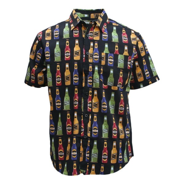 New Adults Kids Cotton Hawaiian Beach Shirt Cool Dry Tropical Summer Casual T... Carousel 1