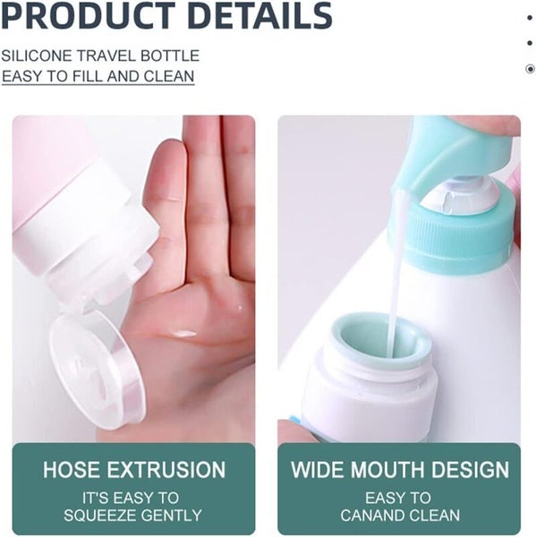 Silicone Travel Bottles Refillable Cosmetic Container Carousel 11