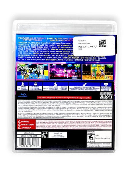 JUST DANCE 2018 (PS3) *MINT COMPLETE* Carousel 2