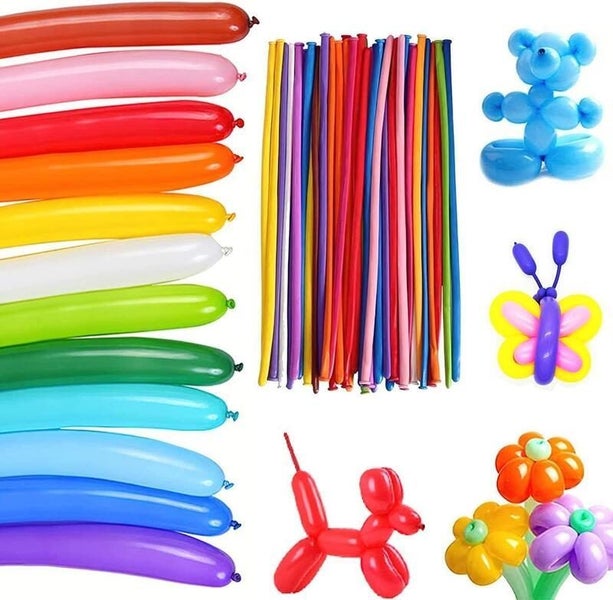 200pcs Party Balloon Animal Making Twisting Long Balloons Carousel 1