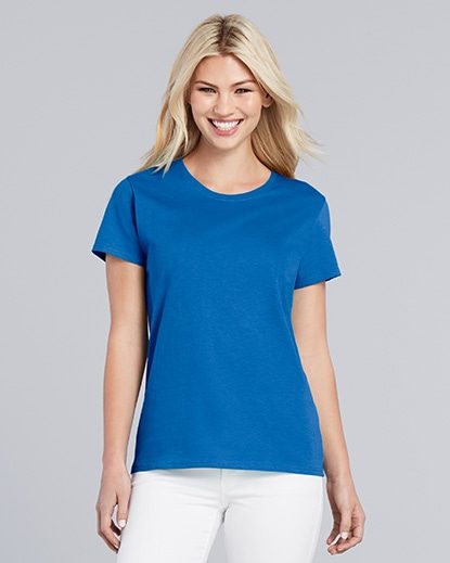 5000L Gildan Heavy Cotton Ladies' T-Shirt (Medium Pink) Carousel 2