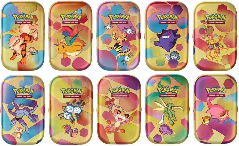POKEMON 151 FACTORY SEALED TIN CASE(4 X DISPLAYS) Carousel 6