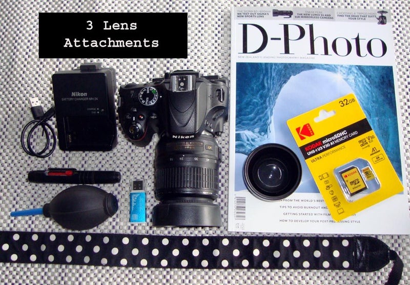 Student Camera kit - Ideal For NCEA - 3 Lens Attachments64148445338627110
