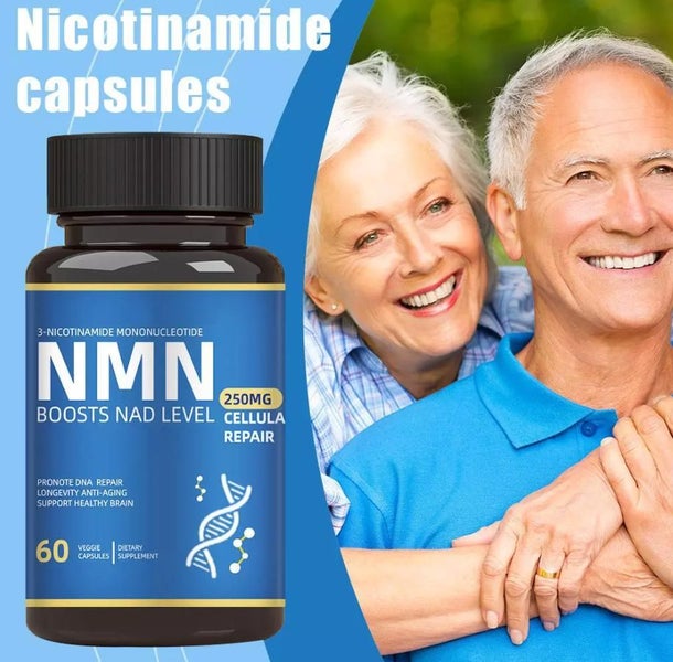 NMN Supplement Nicotinamide Mononucleotide Anti Aging Energy Focus Cell Repair Carousel 7
