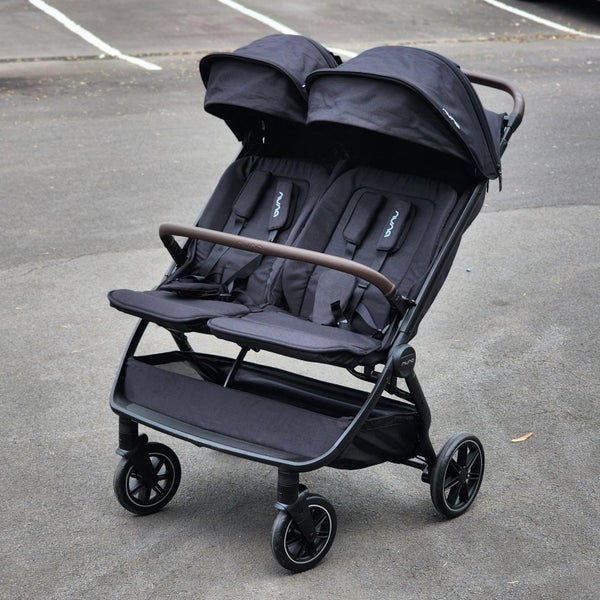 NUNA Trvl Dubl Stroller - Caviar (Ex-Demo) Carousel 1