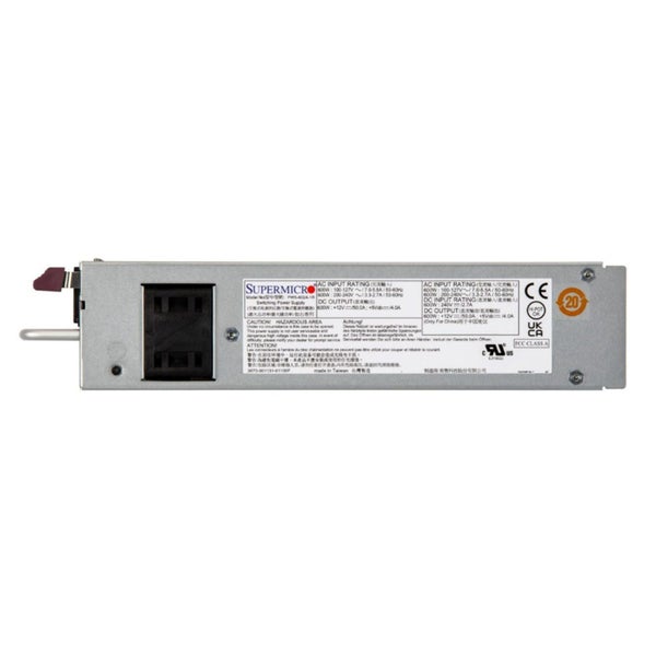 Supermicro PWS-602A-1R 600W 1U Redundant Power Supply Module 80 Plus Titanium Carousel 3