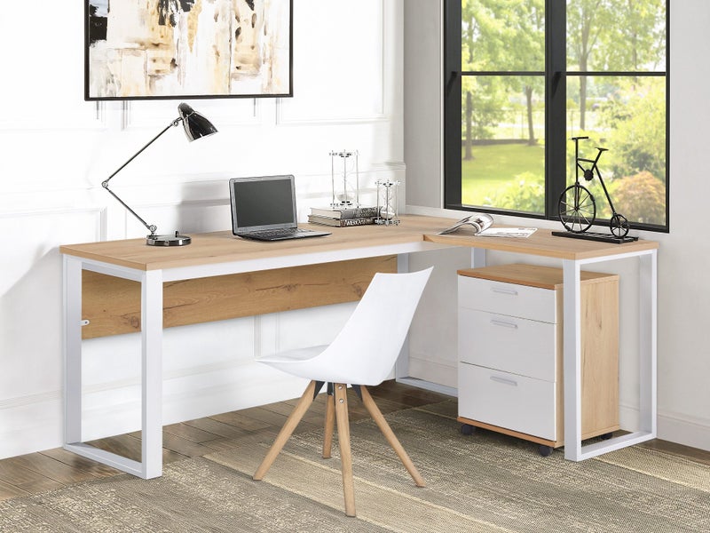Office Desk with Filing Cabinet Carousel 1