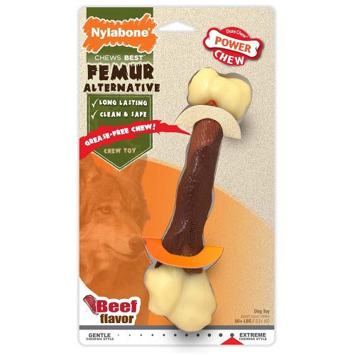 Nylabone Dura Chew Femur Beef Flavour Large (23kg+) Dog Chew Carousel 1