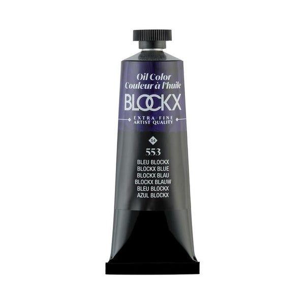 Blockx 35ml Oil Tube - Series 4 Blue 553, Pigment PB15:1 Carousel 1