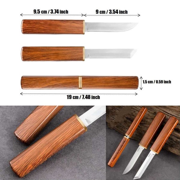 Brand New Wood Grain Cleaver Butcher Meat Paring Kitchen knife *Clearance* Carousel 2
