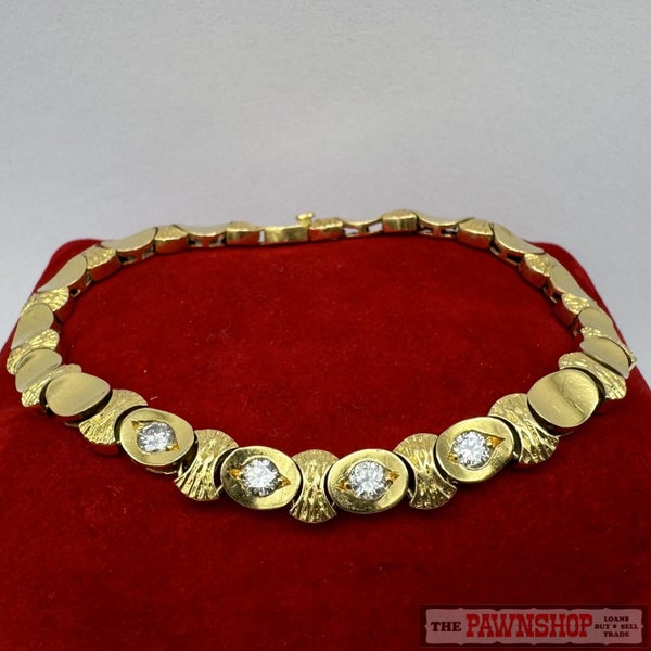 18ct Yellow Gold 0.60ct TDW Diamond Bracelet ~ $17,000! Carousel 1
