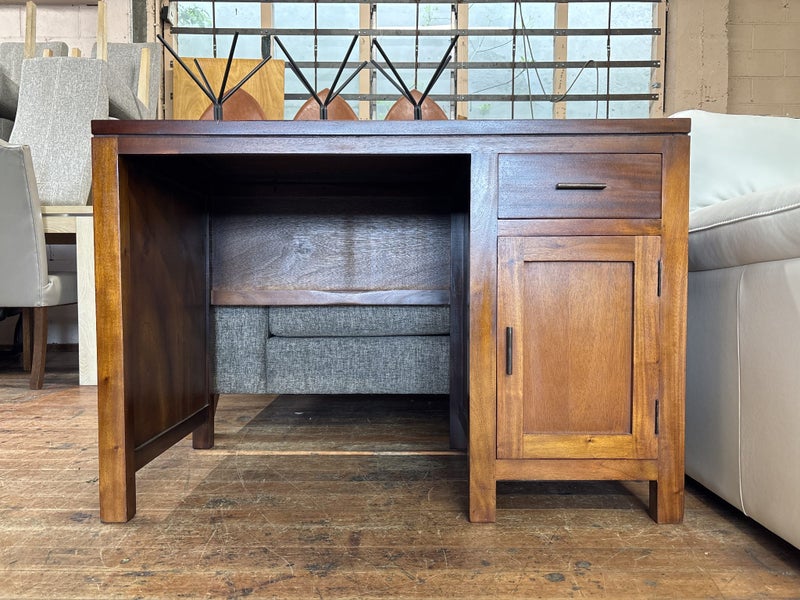 Solid Mahogany Timber Writing Desk Carousel 1