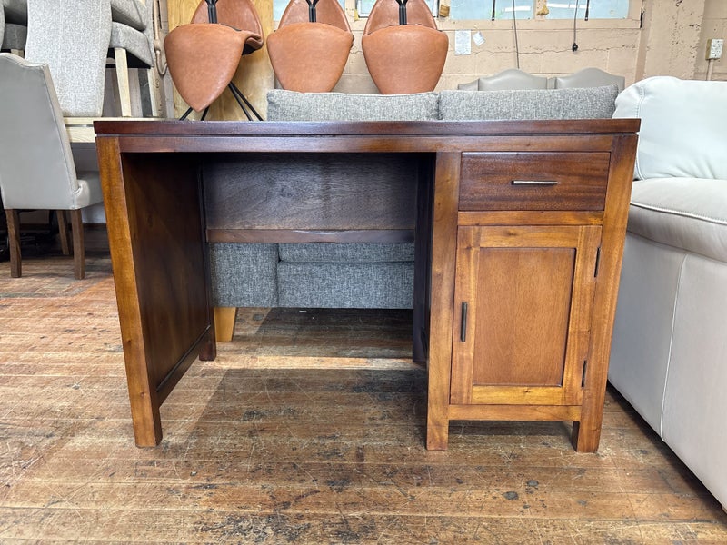 Solid Mahogany Timber Writing Desk Carousel 11