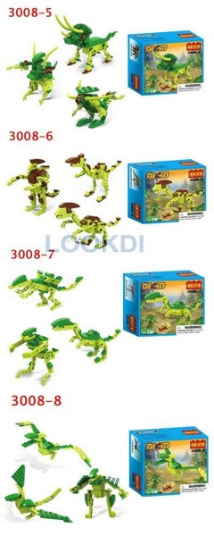 8 in 1 Blocks Dinosaurs 3008 Lego Compatible Carousel 4