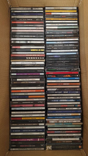 90+ (Approx.) MIXED Genre Bulk CD Box - Lot BUNT Carousel 1