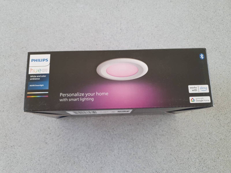 Philips HUE094801 Hue Akari 90MM 8.5W Colour Recessed Downlight Carousel 10
