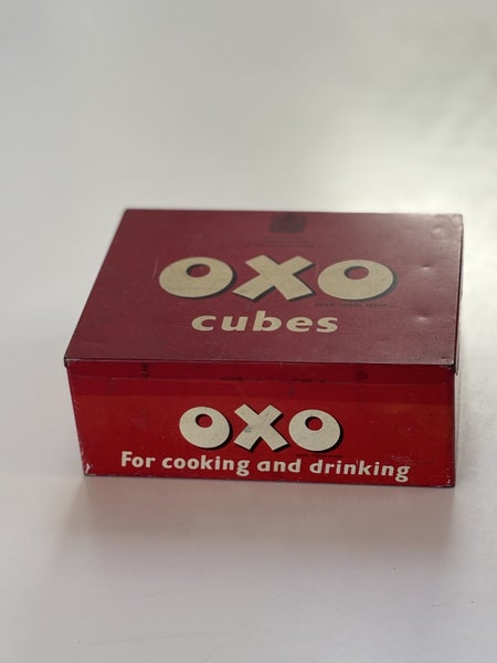 Vintage Tin box OXO retro Carousel 1