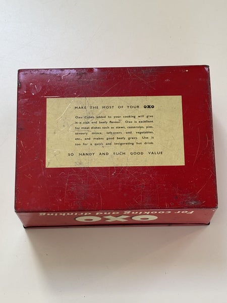 Vintage Tin box OXO retro Carousel 5