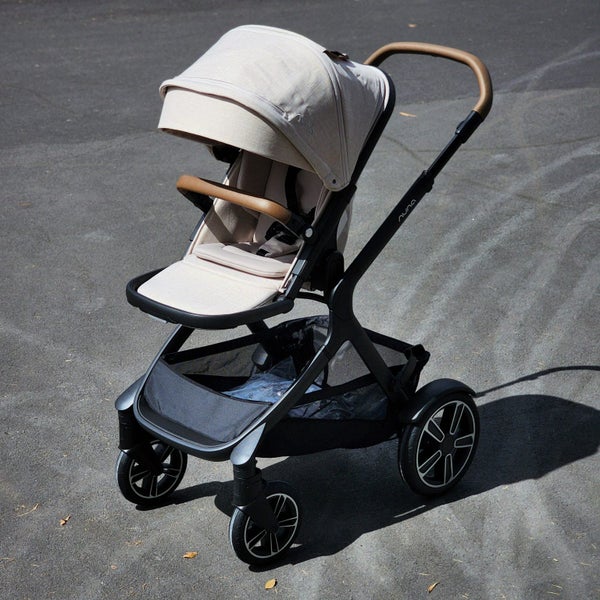 NUNA Demi Next Stroller - Biscotti with Coffee handle Carousel 1