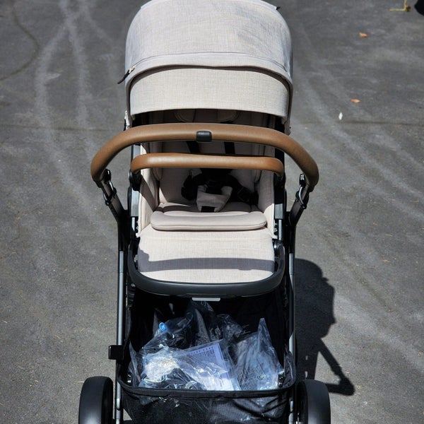 NUNA Demi Next Stroller - Biscotti with Coffee handle Carousel 7