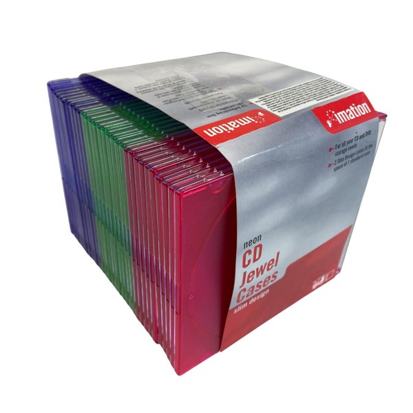 Imation 30x Slim Design CD Jewel Cases Carousel 1