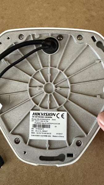 HIKVISION IR NETWORK Video CAMERA Model: DS-2CD63C2F-JV Carousel 2