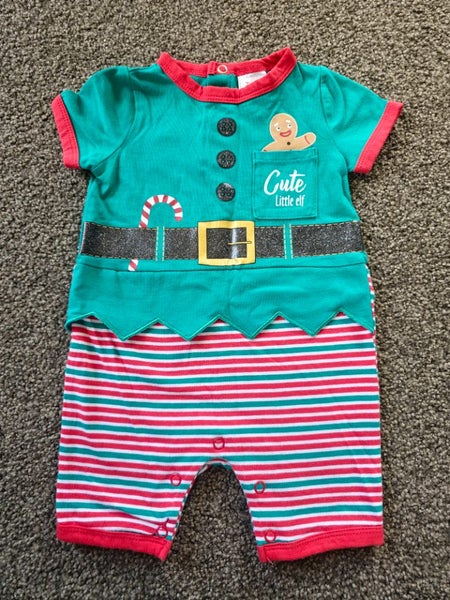 Teeny Weeny baby christmas romper size 0-3 Carousel 1