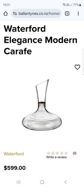 Bargain: Waterford Crystal Elegance Decanter- Retails for $600. Carousel 2