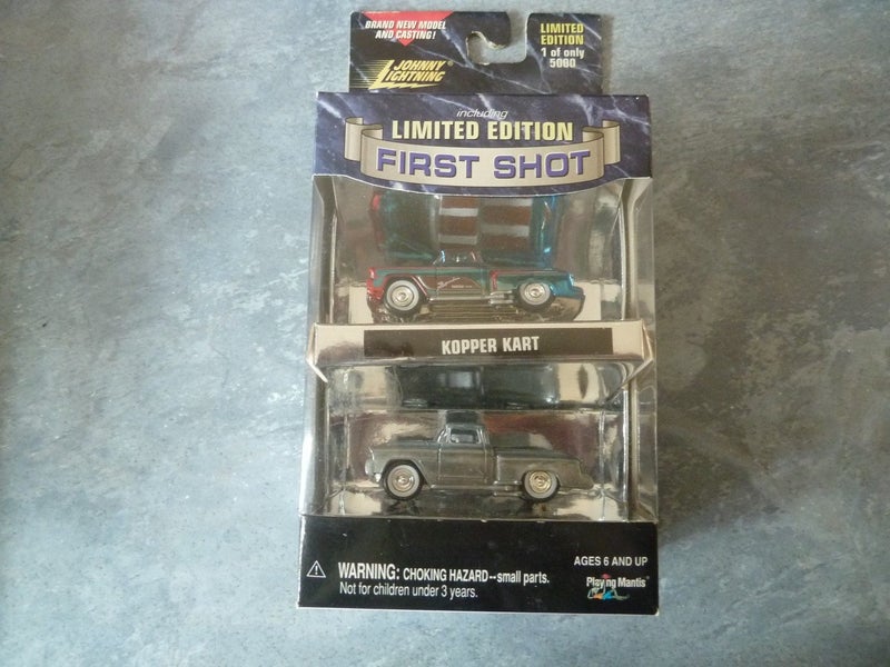 Johnny Lightning Kopper Kart First Shot Ltd Edition 1999 Mint in Box Carousel 1