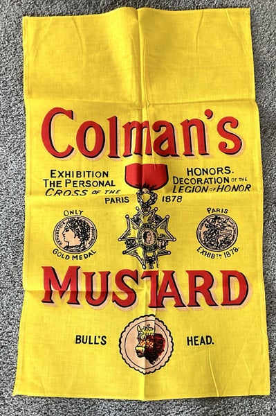 ** RETRO TEA TOWEL ** COLEMAN’S MUSTARD ** Carousel 1
