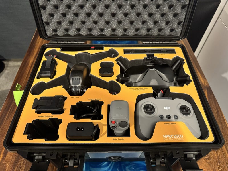 DJI FPV Combo with HPRC2500 hard case63987537970435111